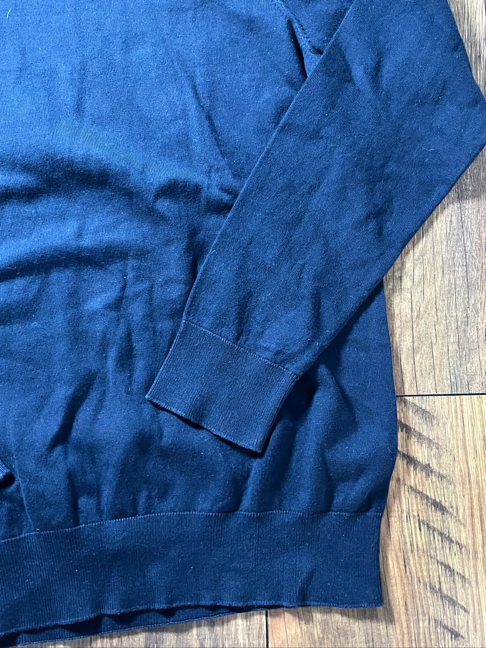 Fine Knit Roll-Up Collar Regular Fit Sweater - Jules - Size M - Very Good Condition – photo 5
